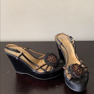 Prada platform sandals